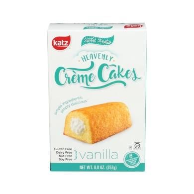 Katz Heavenly Creme Cakes Vanilla 260g
