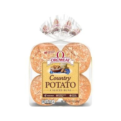 Oroweat Country Potato Sandwich Buns 600g
